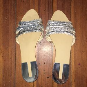 Zara basic collection woven sandals